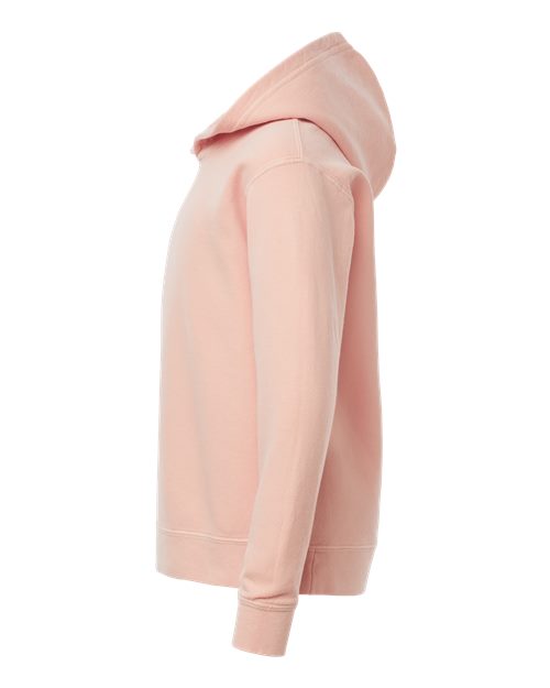 Youth Garment-Dyed Lightweight Fleece Hooded Sweatshirt