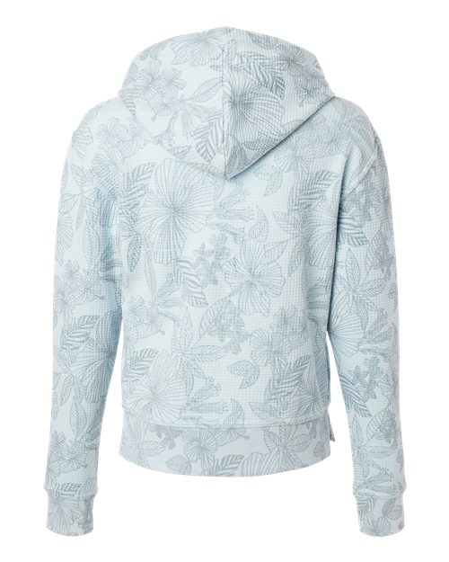 Women's Maddie Floral Print Hooded Sweatshirt – Back