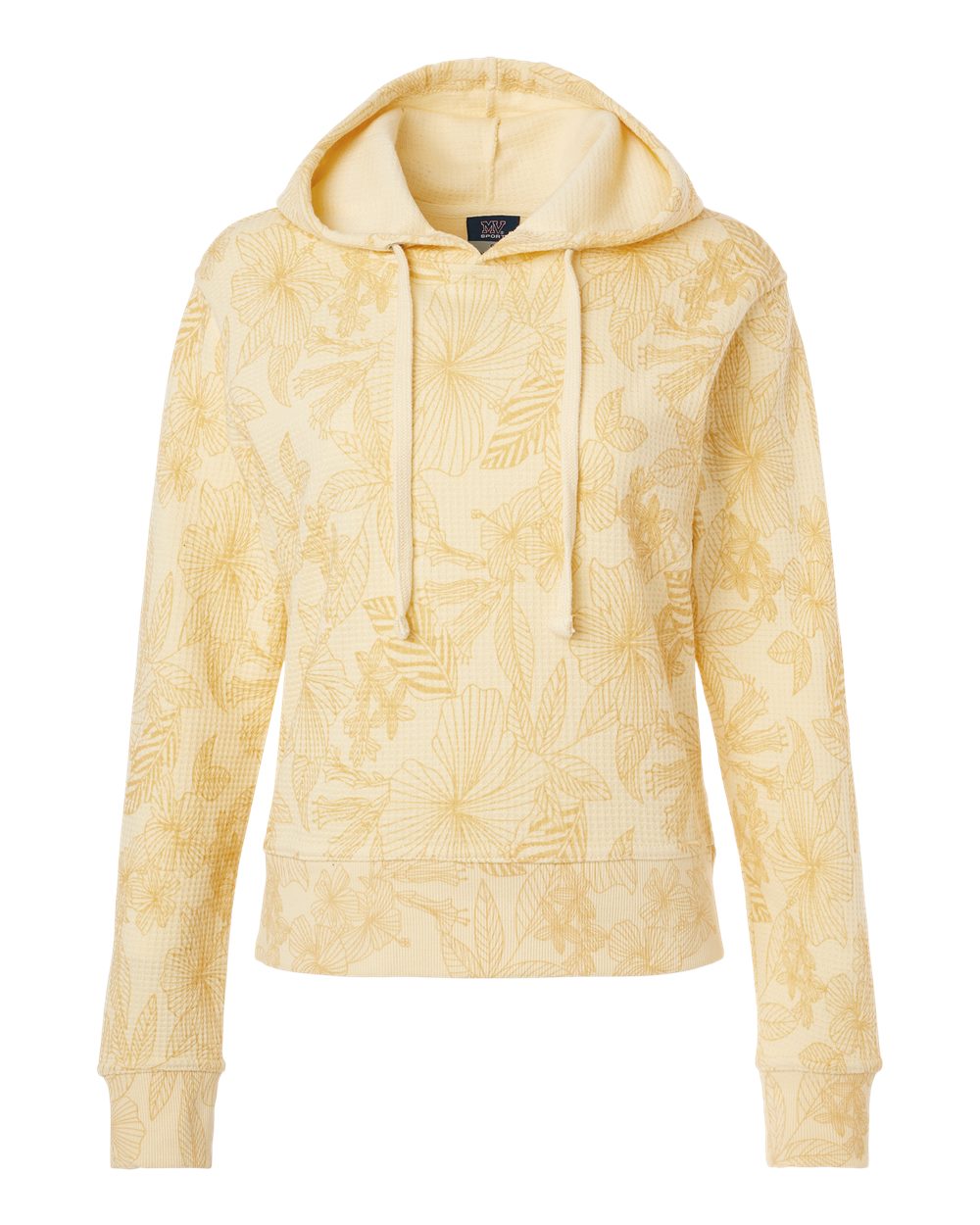 ๐ฅ MV Sport Women Maddie Floral Print Hooded Sweatshirt Up To 2XL W24105 - Picture 10 of 11