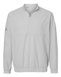 adidas A705 Men's Stretch Woven Half-Zip Pullover | S&S