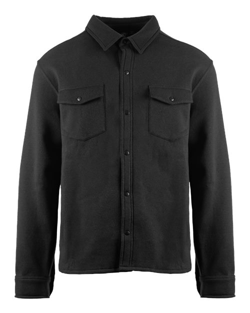 Fleece Snap Jacket-Burnside