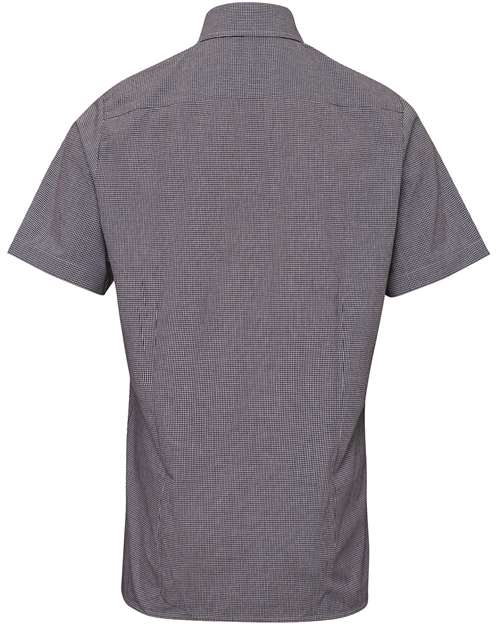 Men's Microcheck Gingham Cotton Shirt