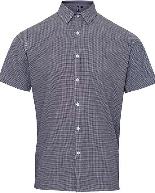 Men's Microcheck Gingham Cotton Shirt