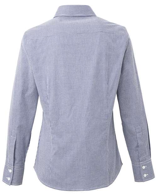 Women's Microcheck Gingham Cotton Shirt