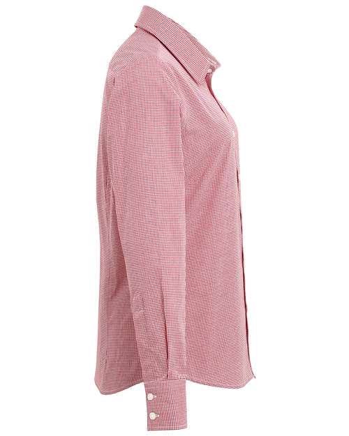 Women's Microcheck Gingham Cotton Shirt