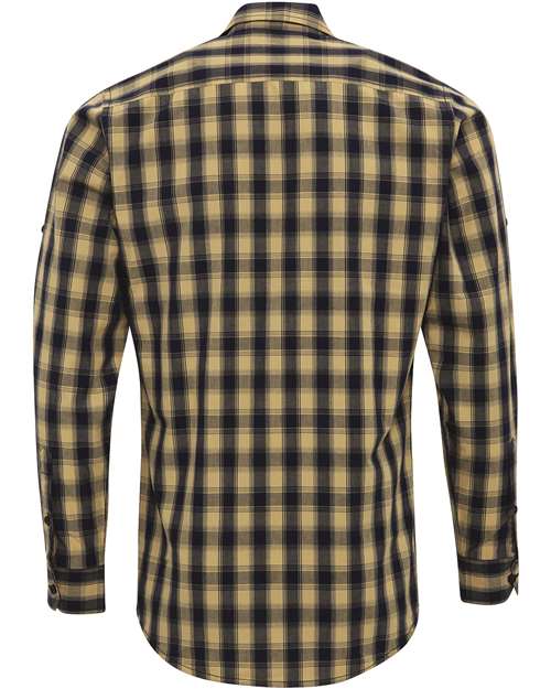 Men's Mulligan Check Cotton Shirt – Back
