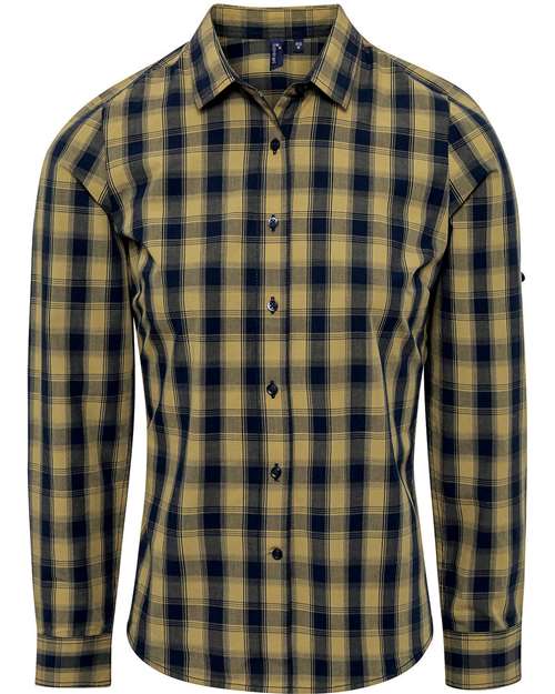 Artisan Collection by Reprime Women's Mulligan Check Cotton Dress Shirt RP350