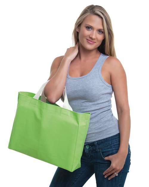 USA-Made Canvas Medium Gusset Tote Bag BA750-Bayside