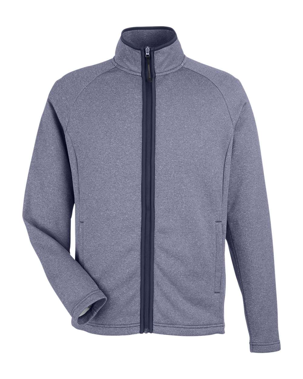 🔥 CORE365 Men Venture Heathered Stripe Jacket Full-Zip Up To 5XL CE72 - Picture 17 of 25
