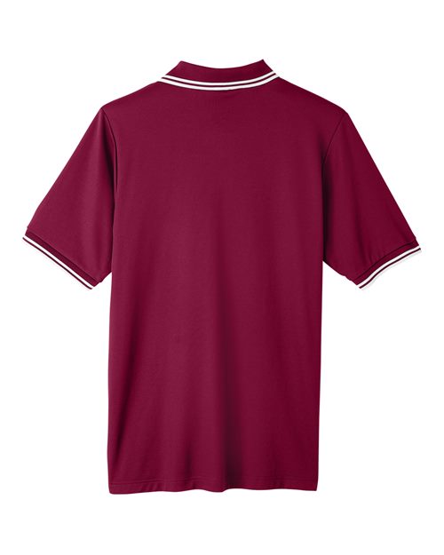 Men's CrownLux Performance® Plaited Tipped Polo