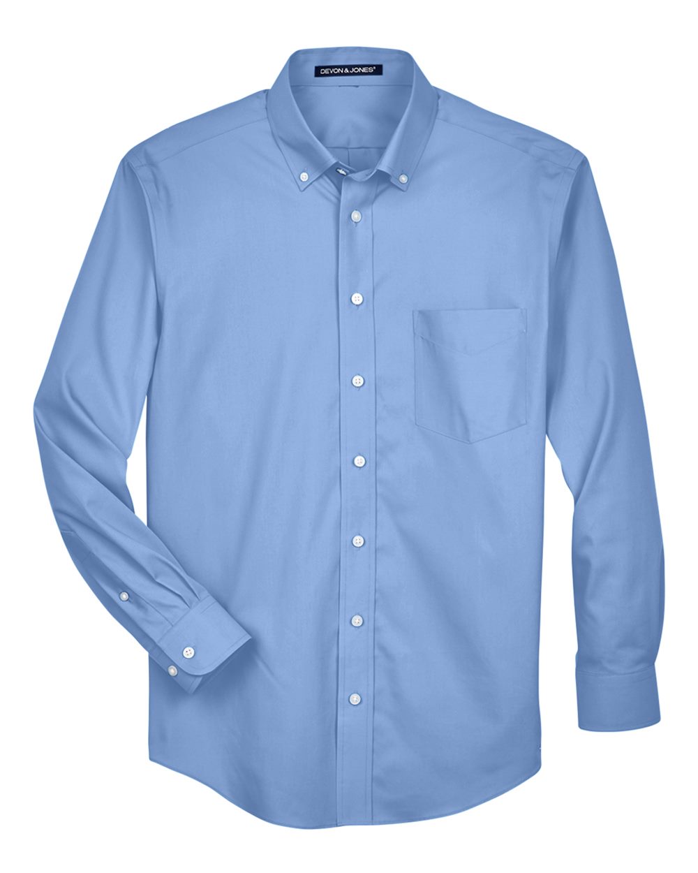 ๐ฅ Devon & Jones Men's Crown Collection Oxford Woven Dress Shirt Up To 4XL D630 - Picture 9 of 16