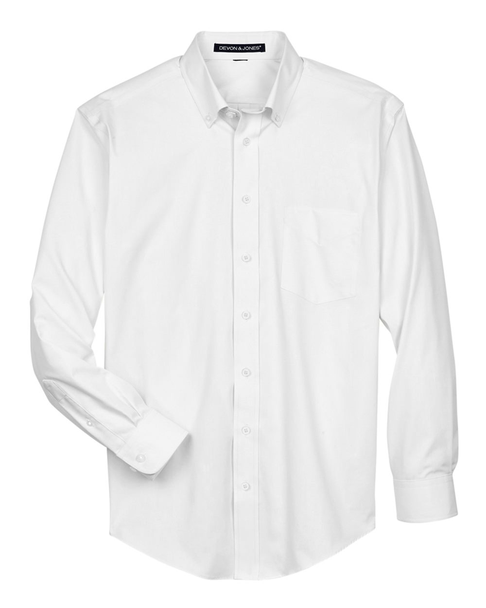 ๐ฅ Devon & Jones Men's Crown Collection Oxford Woven Dress Shirt Up To 4XL D630 - Picture 14 of 16