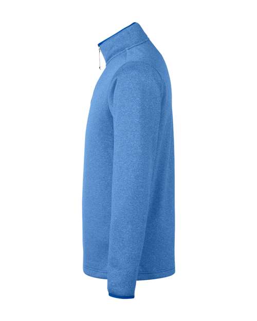 Men's Venture Heathered Stripe Quarter-Zip Pullover