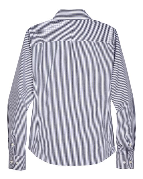 Women's Crown Collection® Banker Stripe Woven Dress Shirt