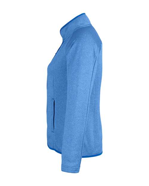Women's Venture Heathered Stripe Full-Zip