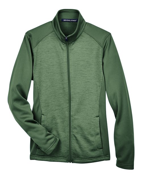 Women's Melange Fleece Full-Zip Jacket