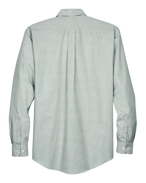 Men's Crown Collection® Banker Stripe Woven Dress Shirt