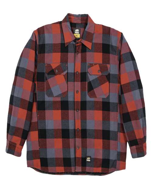 Berne Apparel Men's Tall Timber Flannel Shirt Jacket SH69T
