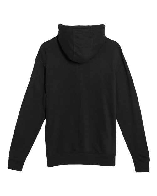 Unisex French Terry Pullover Hooded Sweatshirt – Back