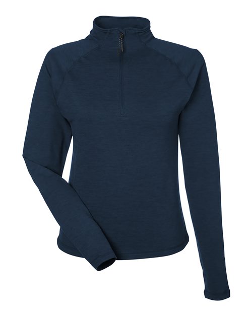 Women's Fairway Marbled Jersey Quarter-Zip Pullover