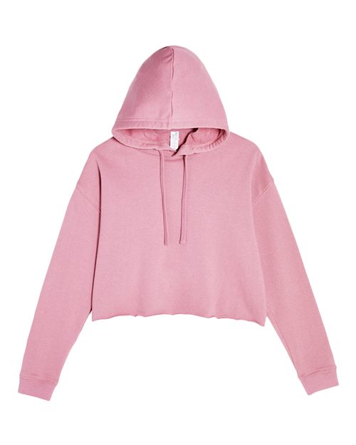 Women's Cropped Fleece Hooded Sweatshirt