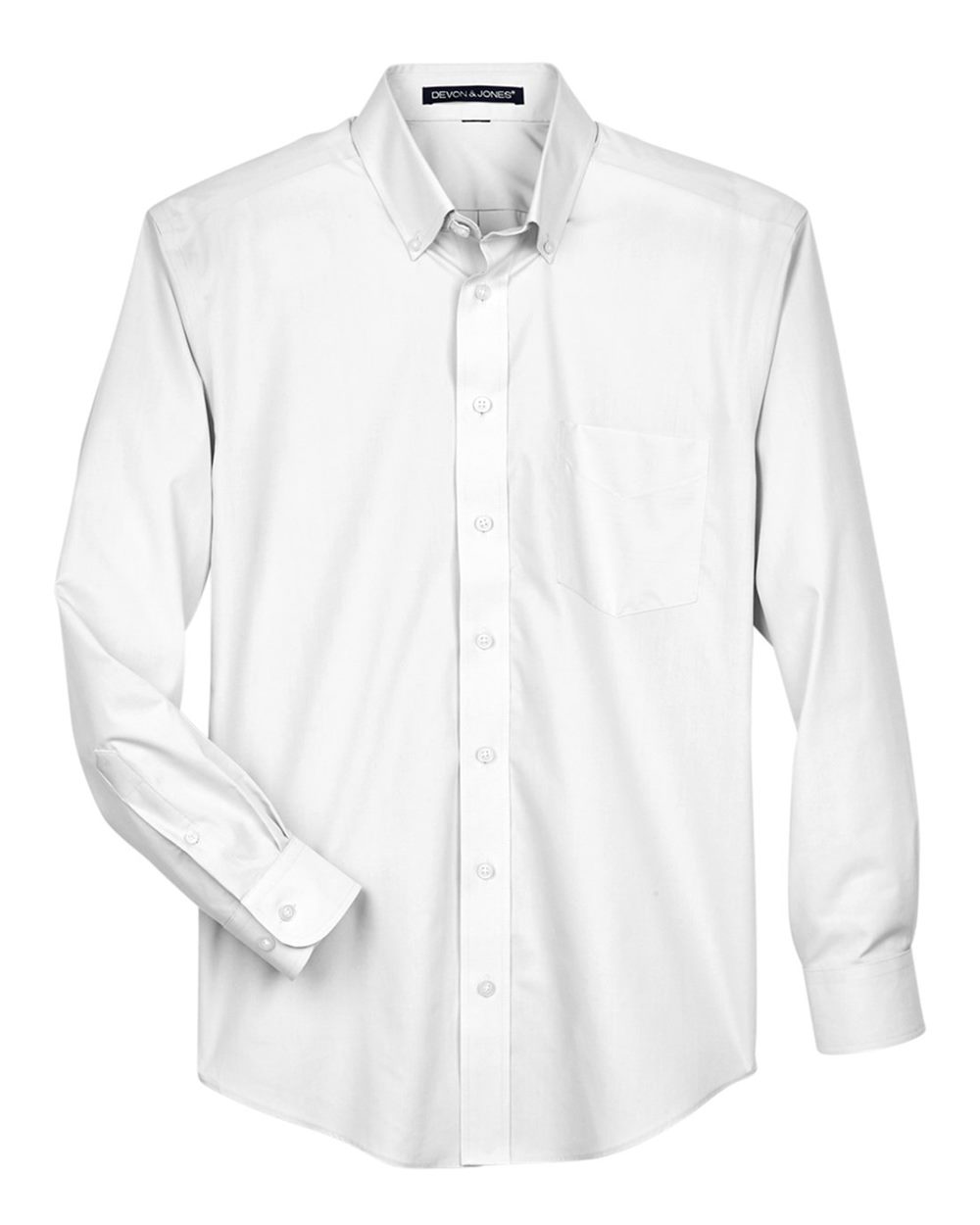 ๐ฅ Devon & Jones Men's Tall Crown Collection Woven Dress Shirt Up To 3XLT D620T - Picture 19 of 21