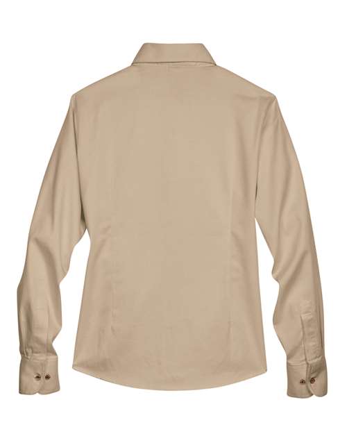Women's Easy Blend™ Long Sleeve Twill Dress Shirt with Stain-Release
