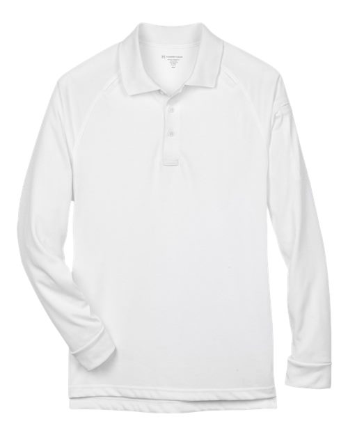 Harriton Men's Advantage Long Sleeve Tactical Polo M211L