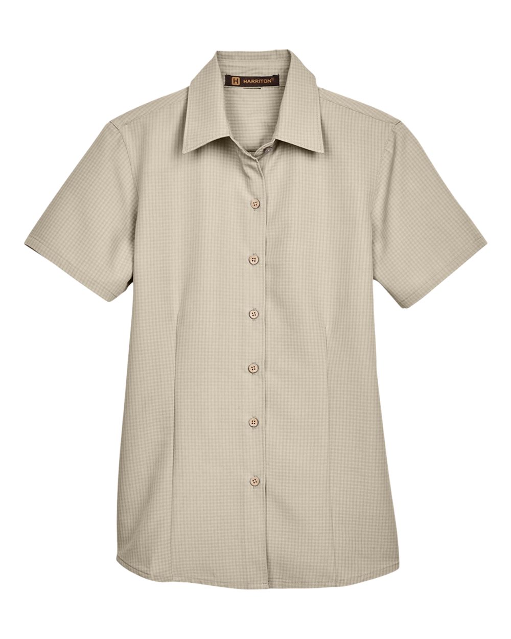 đ„ Harriton Women Barbados Textured Camp Shirt Short Sleeve Up To 3XL M560W - Picture 19 of 51