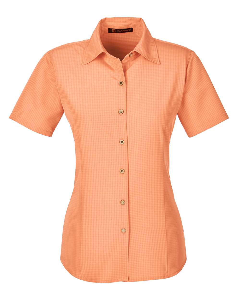 đ„ Harriton Women Barbados Textured Camp Shirt Short Sleeve Up To 3XL M560W - Picture 29 of 51