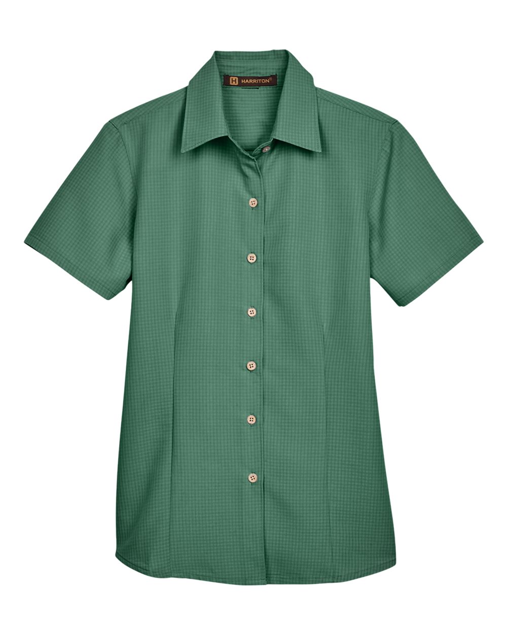 đ„ Harriton Women Barbados Textured Camp Shirt Short Sleeve Up To 3XL M560W - Picture 34 of 51