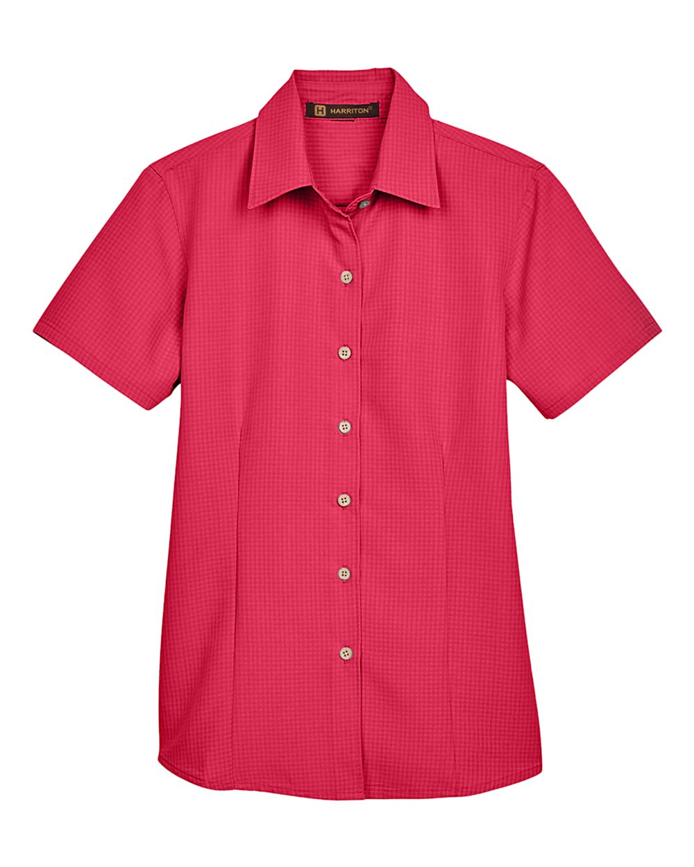 đ„ Harriton Women Barbados Textured Camp Shirt Short Sleeve Up To 3XL M560W - Picture 39 of 51