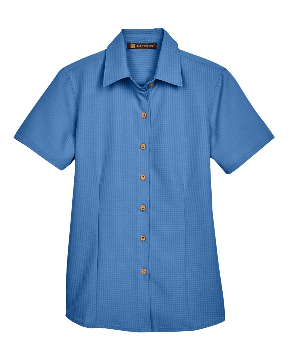đ„ Harriton Women Barbados Textured Camp Shirt Short Sleeve Up To 3XL M560W - Picture 49 of 51