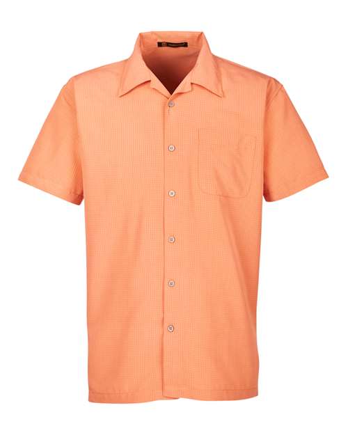 Men&#8216;s Barbados Textured Camp Shirt-Harriton