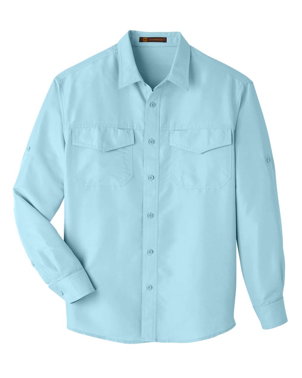 π₯ Harriton Men Key West Performance Staff Shirt pocket Up To 5XL M580L - Picture 9 of 36