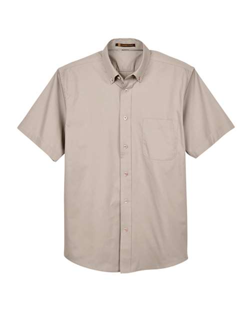 Men&#8216;s Easy Blend? Twill Dress Shirt with Stain-Release-Harriton
