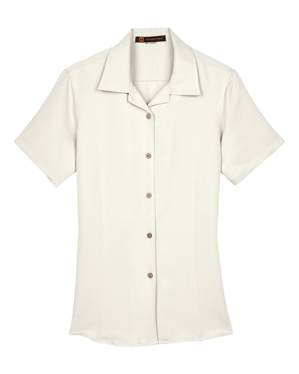 🔥 Harriton Women Bahama Cord Camp Shirt Short Sleeve button Up To 2XL M570W - Picture 19 of 41