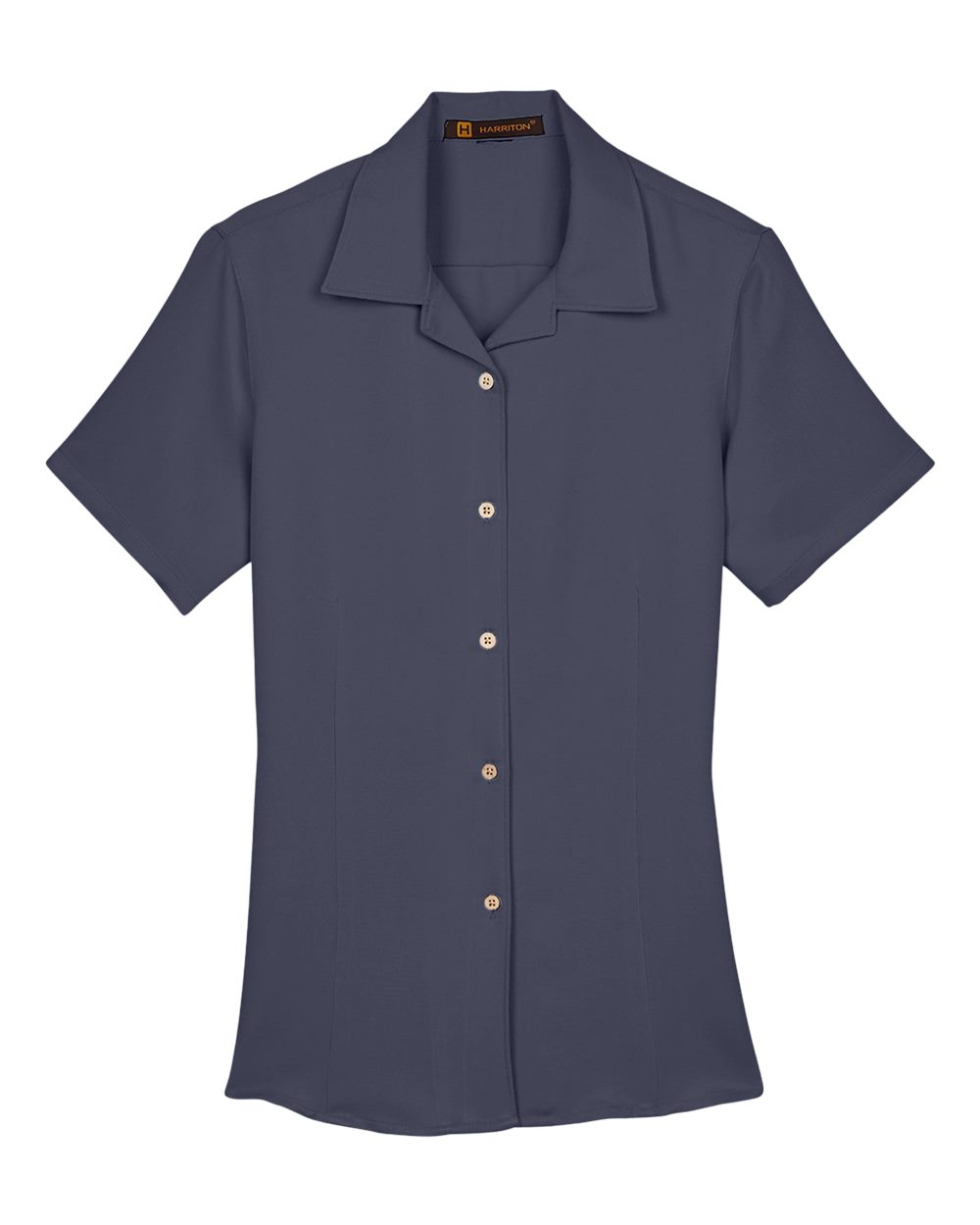🔥 Harriton Women Bahama Cord Camp Shirt Short Sleeve button Up To 2XL M570W - Picture 29 of 41