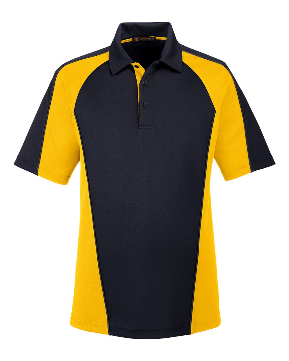 🔥 Harriton Men Advantage Snag Protection Plus IL Colorblock Polo Up To 6XL M385 - Picture 11 of 31