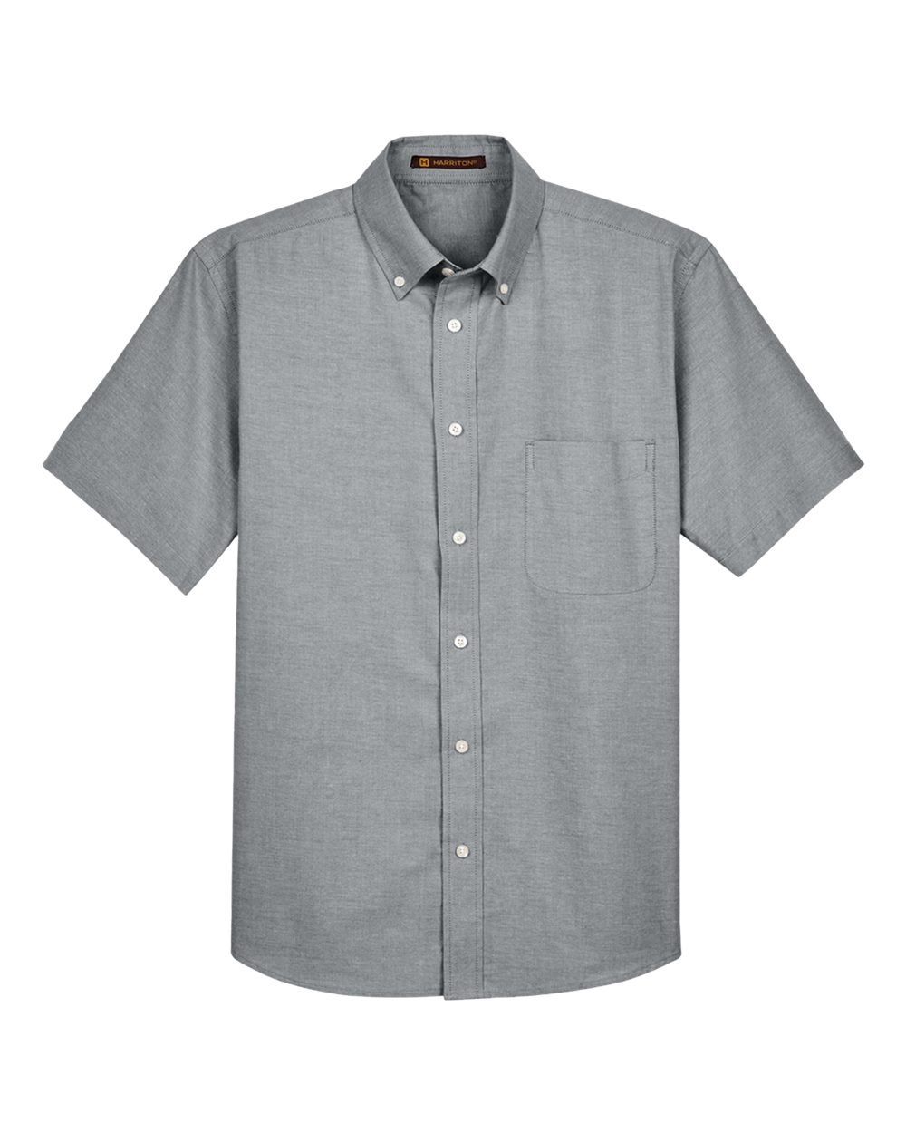 π₯ Harriton Men's Oxford Short Sleeve with Stain-Release Up To 4XL M600S - Picture 14 of 21