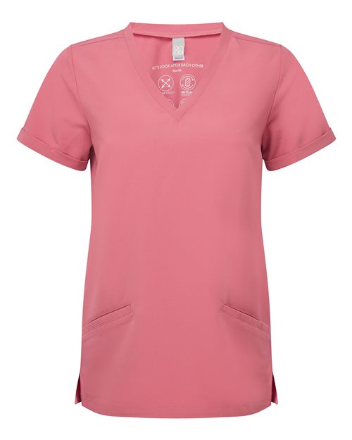 Onna Women's Invincible V-Neck Stretch Scrub Top NN310