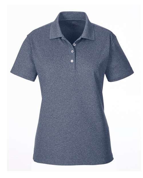UltraClub Women's Heathered Pique Polo UC100W