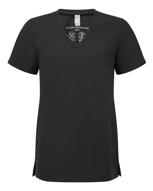Onna Women's Limitless V-Neck Stretch Scrub Top NN300