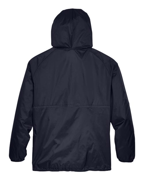 Unisex Packable Hooded Nylon Jacket