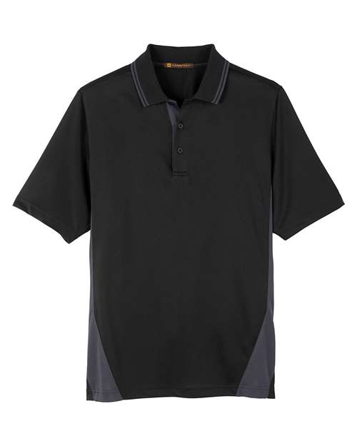Harriton Men's Tall Flash Snag Protection Plus IL Colorblock Polo M386T