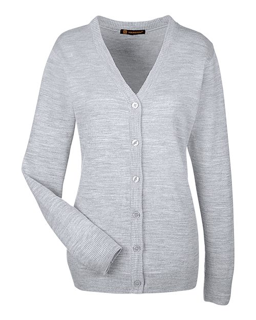 Women&#8216;s Pilbloc V-Neck Button Cardigan Sweater-Harriton