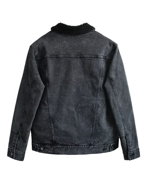 Unisex Sherpa-Lined Denim Jacket