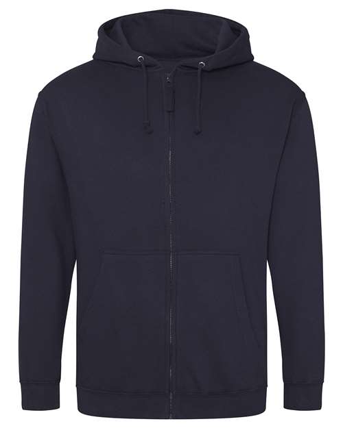 Unisex Midweight College Full-Zip Hooded Sweatshirt