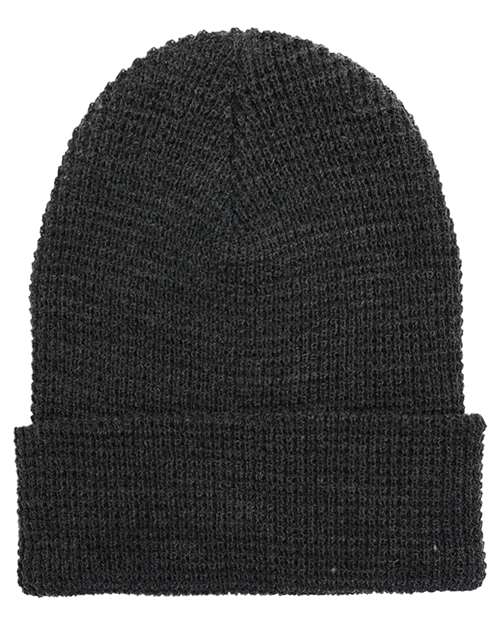 YP Classics Waffle Cuffed Beanie 2501KC
