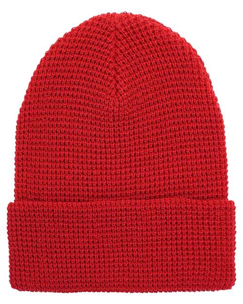 YP Classics Waffle Cuffed Beanie 2501KC
